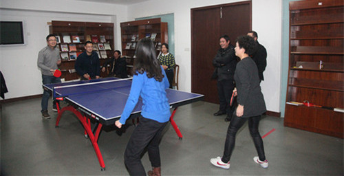 乒乓球比赛现场